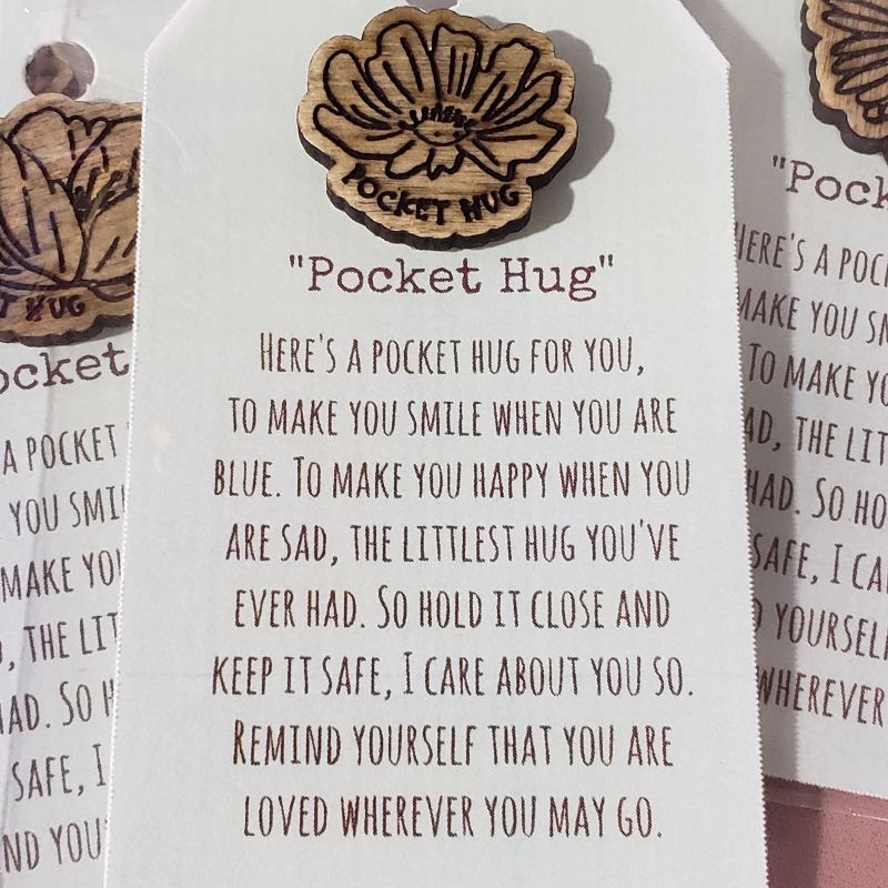 Pocket Hug Wooden Tokens