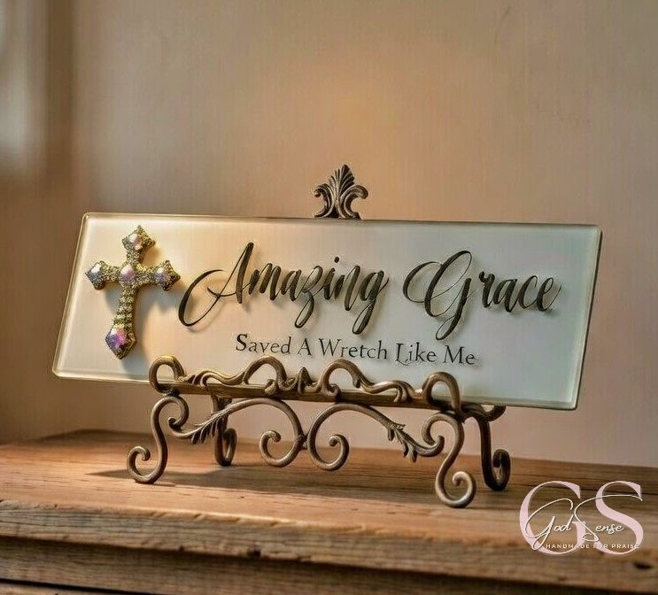 Amazing Grace Glass Tile