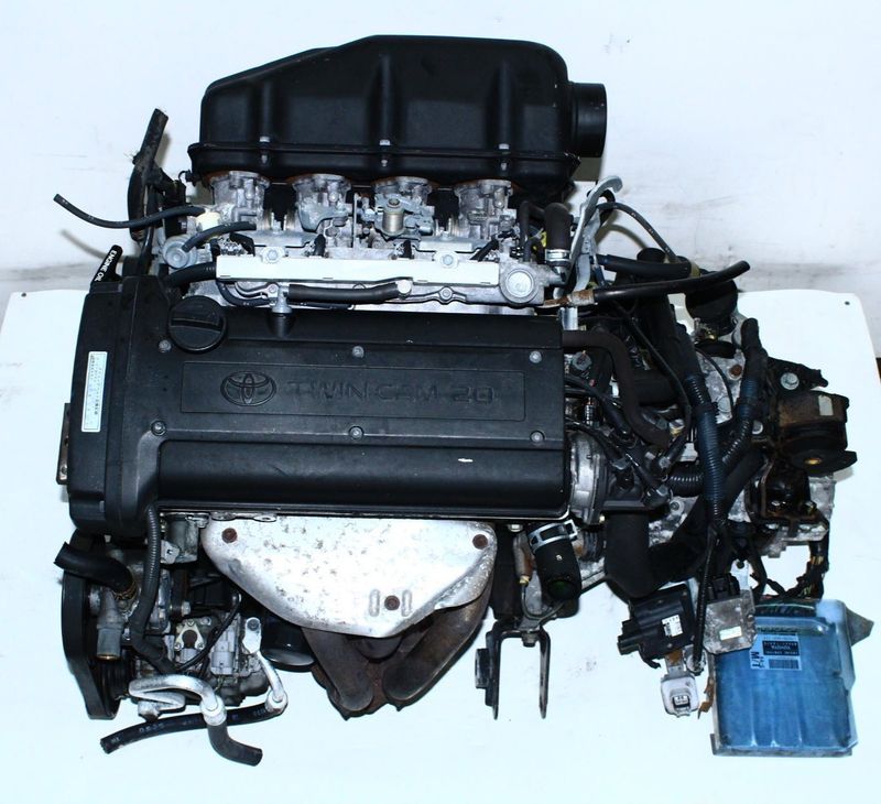 1995-1998 Toyota Corolla Levin AE111 4AGE 20v Blacktop Engine 5 Speed Transmission 1995-1998 Toyota Corolla Levin AE111 4AGE 20v Blacktop Engine 5 Speed Transmission