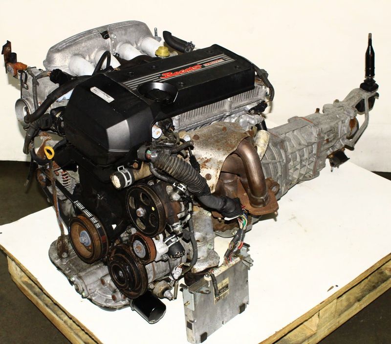 1998-2005 Toyota Altezza IS300 Beams Engine W 6 Speed Manual Transmission ECU Harness 3SGE SXE10