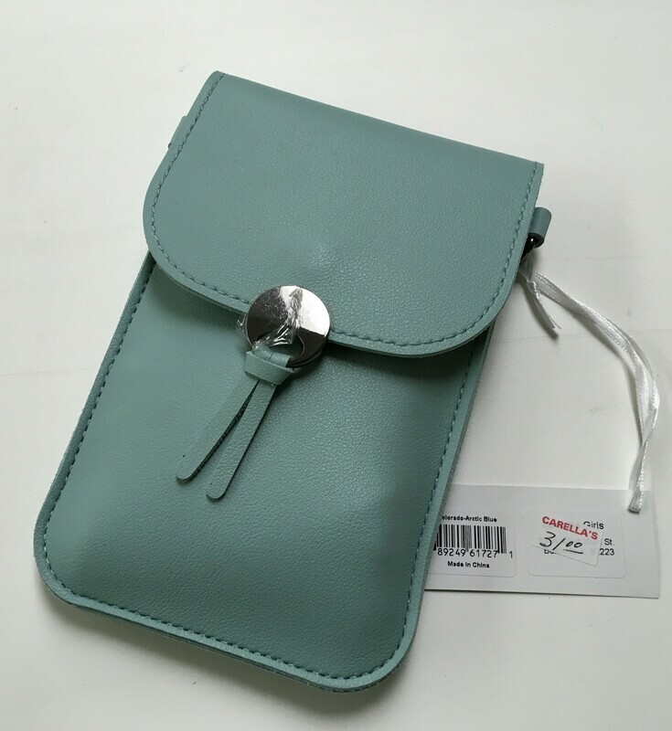 Save the Girls - Colorado in Arctic Blue. Crossbody Touch Tone Purse. So practical. Can access all functions on phone with never taking it out! Also available in Grey or Black Save the Girls - Colorado in Arctic Blue. Crossbody Touch Tone Purse. So practical. Can access all functions on phone with never taking it out! Also available in Grey or Black
