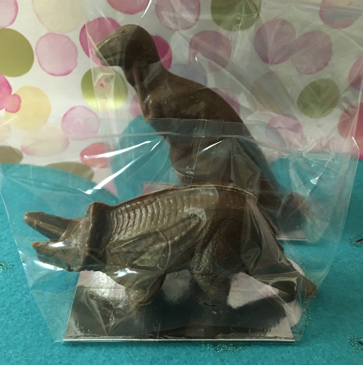 Dinosaurs.  Milk Chocolate Only. 2 Styles