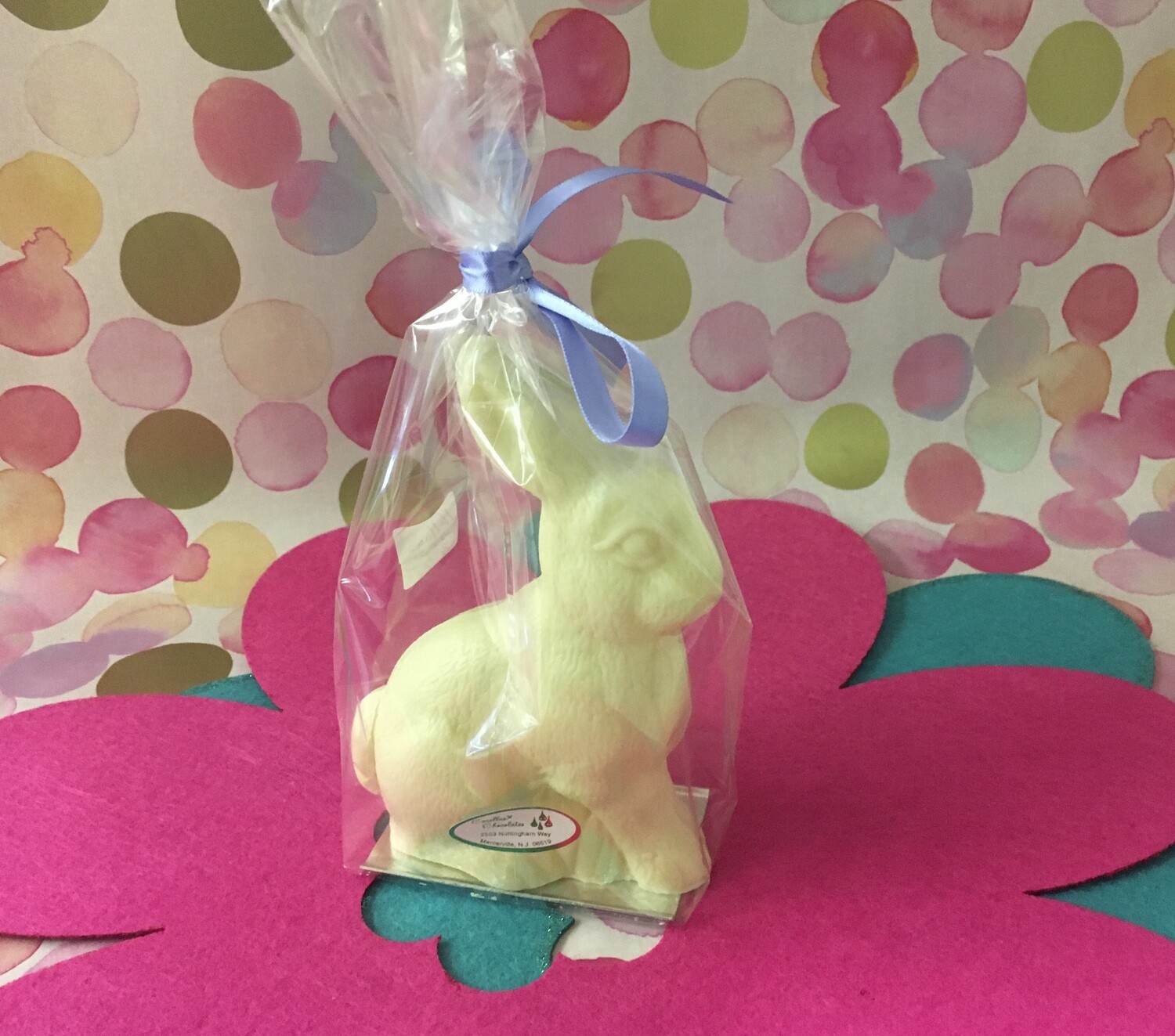 White Sitting Bunny