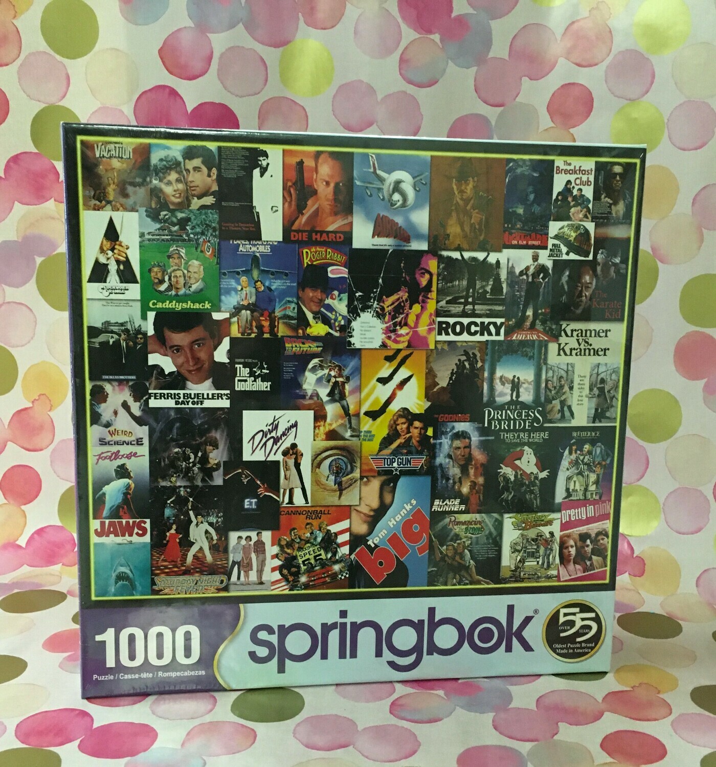 Movies.  1000 piece Springbok Puzzle