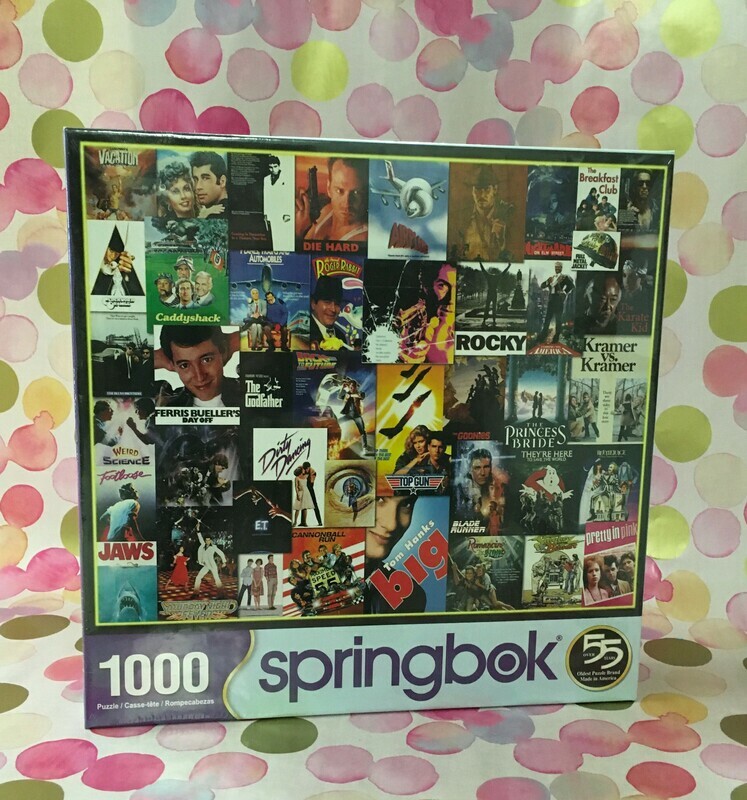 Movies.  1000 piece Springbok Puzzle
