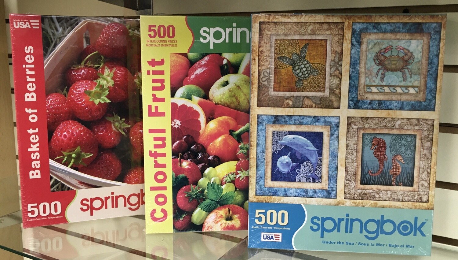 500 Piece Puzzles.  Choose your Favorite.