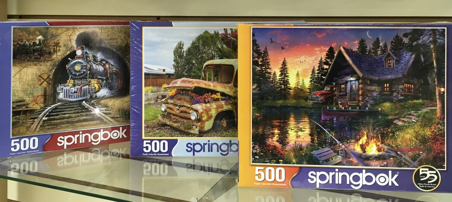 500 Piece Puzzles.  Choose your Favorite.