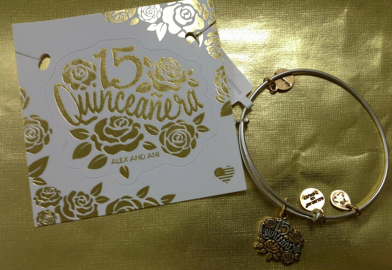 Quinceanera Bangle Bracelet