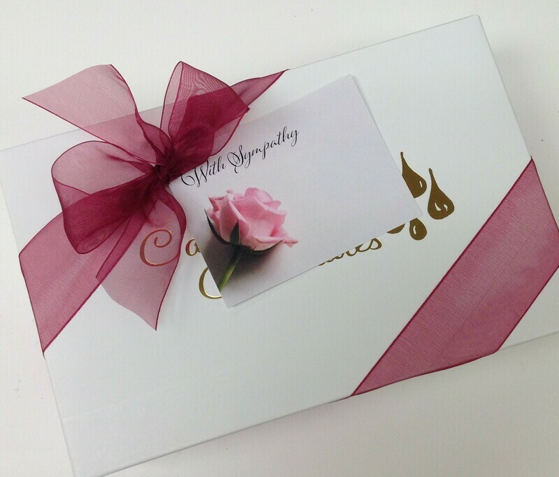 Sympathy Over 2 pounds of Chocolates with bow.  FREE SHIPPING.  Choose your Chocolate