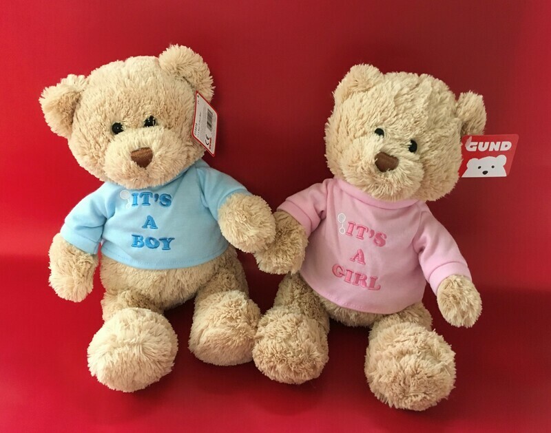 It's a Boy or It's a Girl Bear from Gund.