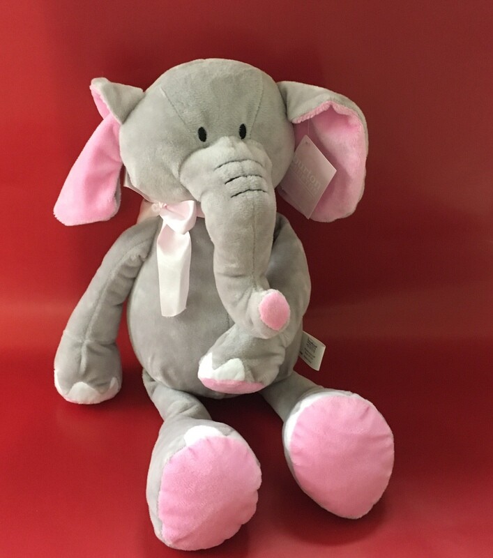 Pink and Grey Elephant.