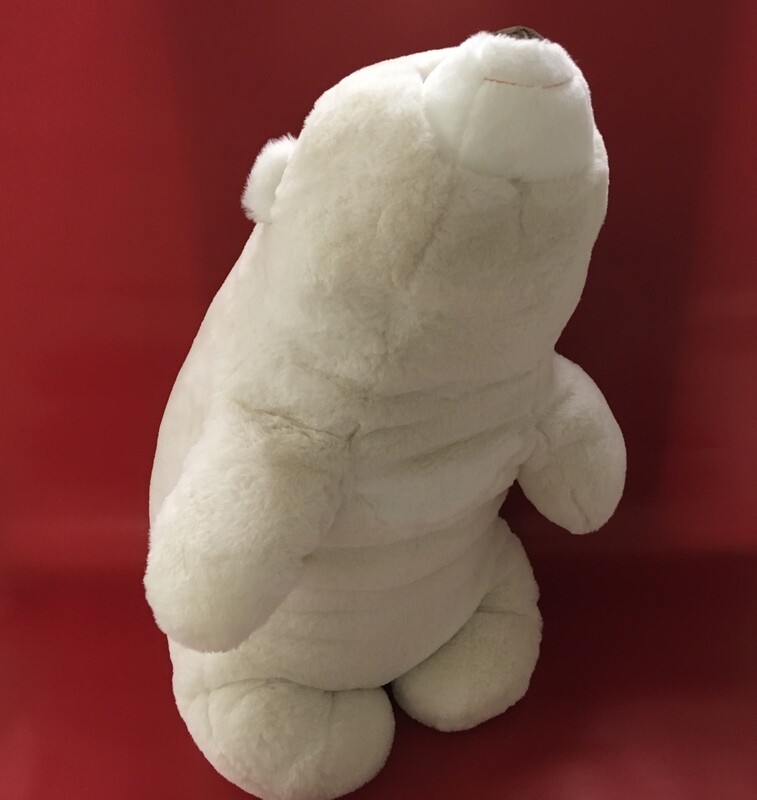 Large Snuffles.  White Bear.  24 inches.