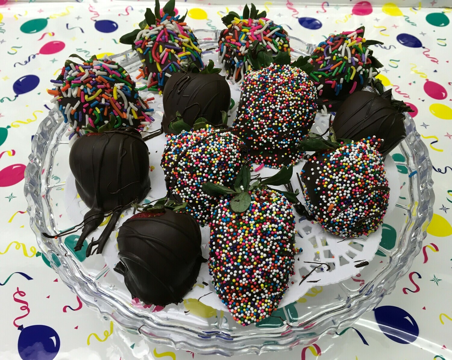 Birthday Berries! Dark chocolate 4+4+4