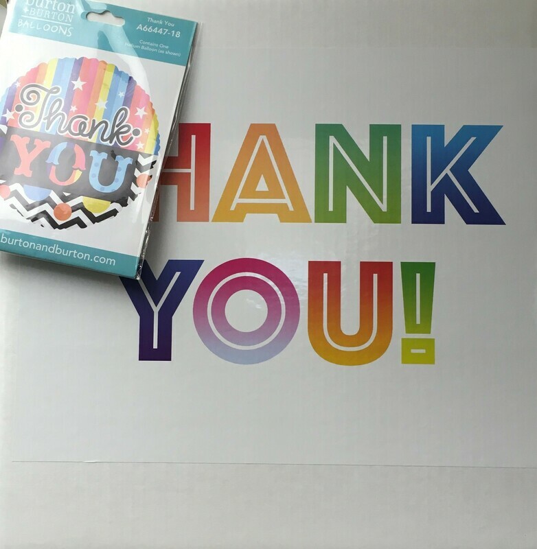 Thank you Balloon in a Box.  Add some Chocolates.