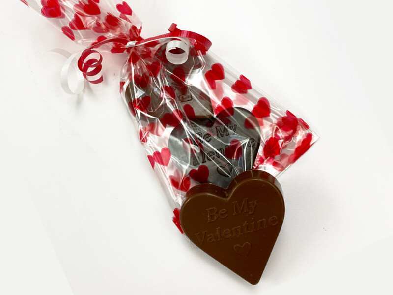 Solid Mini Hearts in Heart Bag