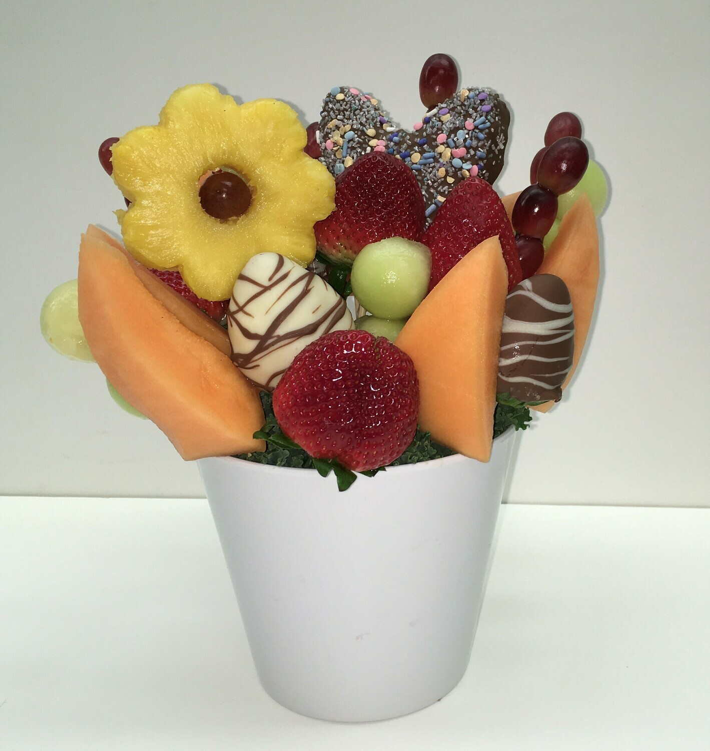 Butterfly and Daisy Bouquet.