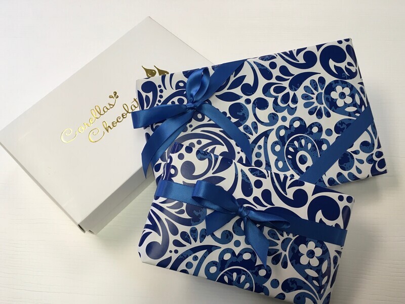 Best Chocolate Assortment: 4-Tiered Boxes wrapped and bowed!