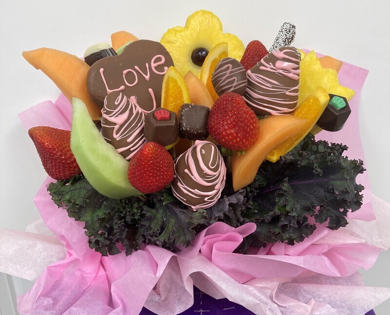 Love U Fruit Bouquet.  Send your Love!