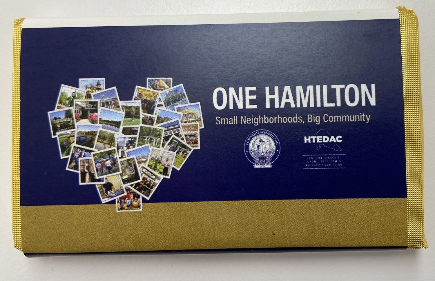 Chocolate Candy Bar with Personalized Wrapper.