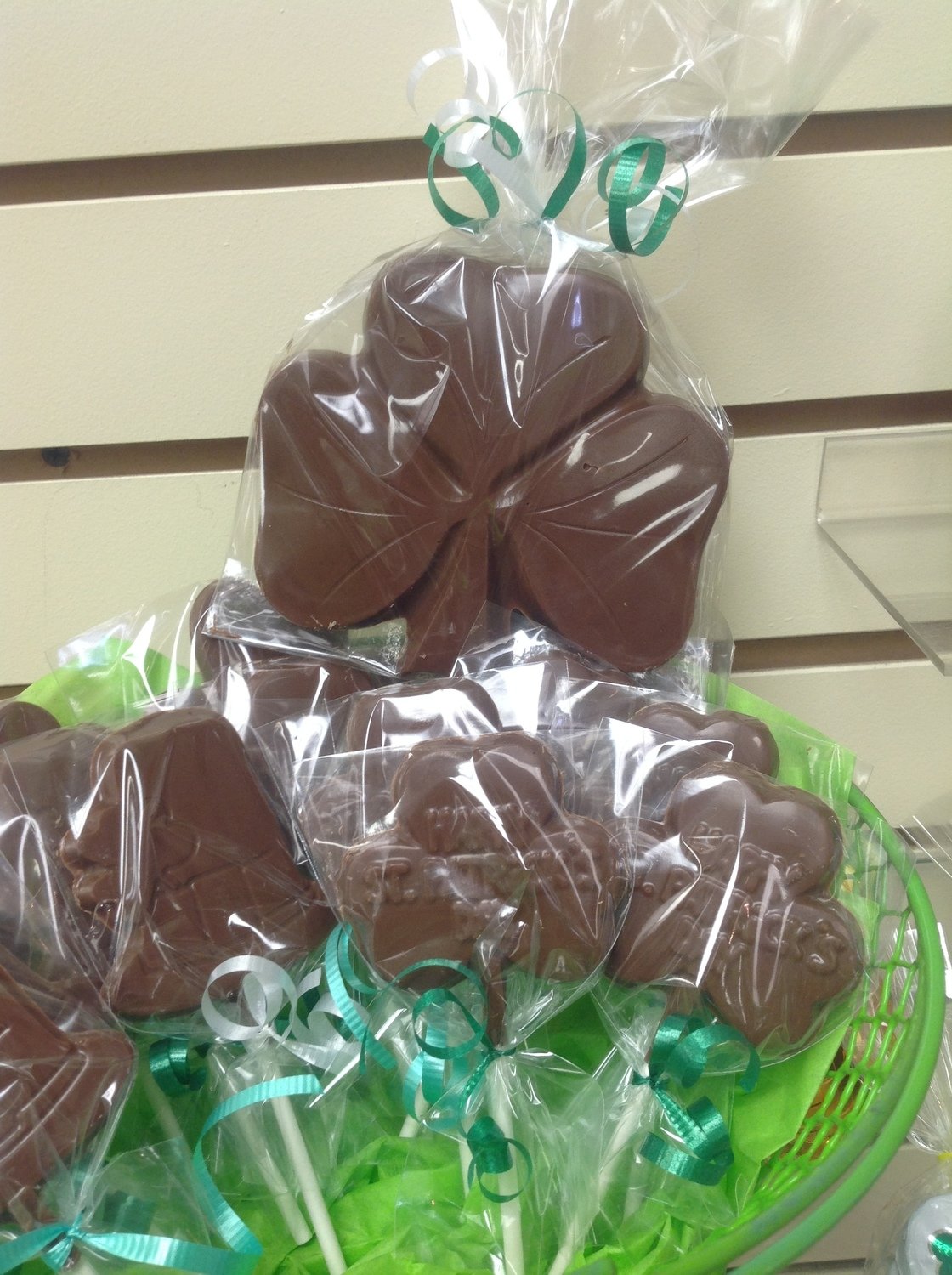 Large Milk Chocolate Shamrock.  Includes Shipping