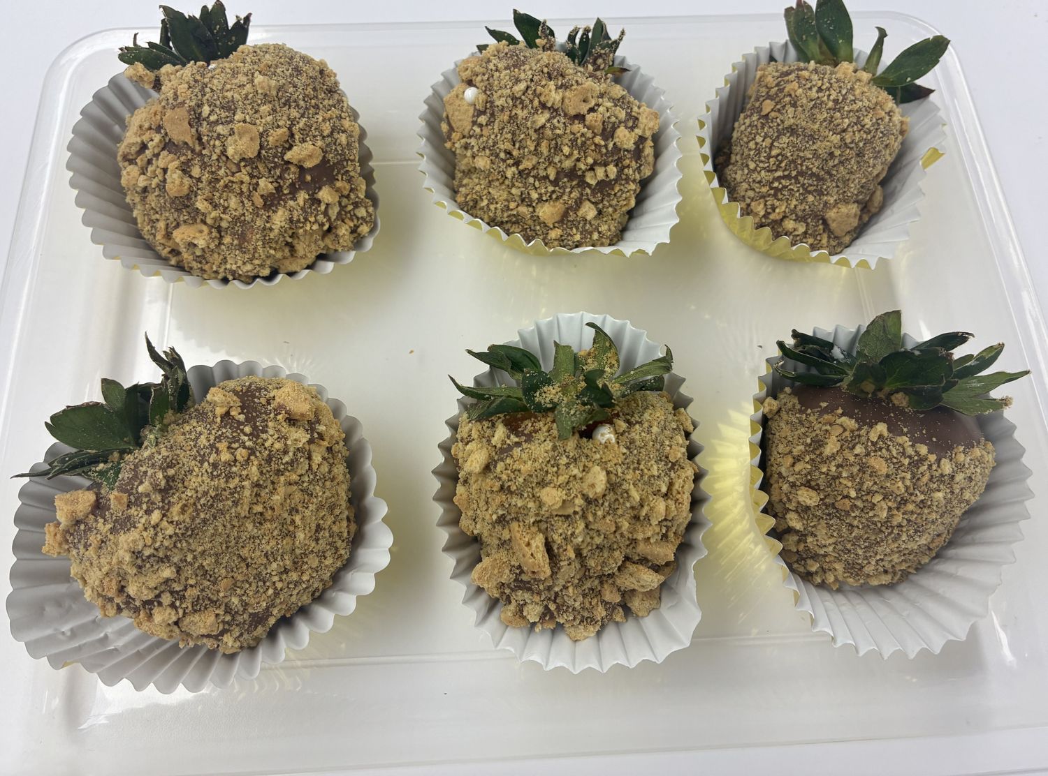 12 Smore's Chocolate Covered Strawberries.