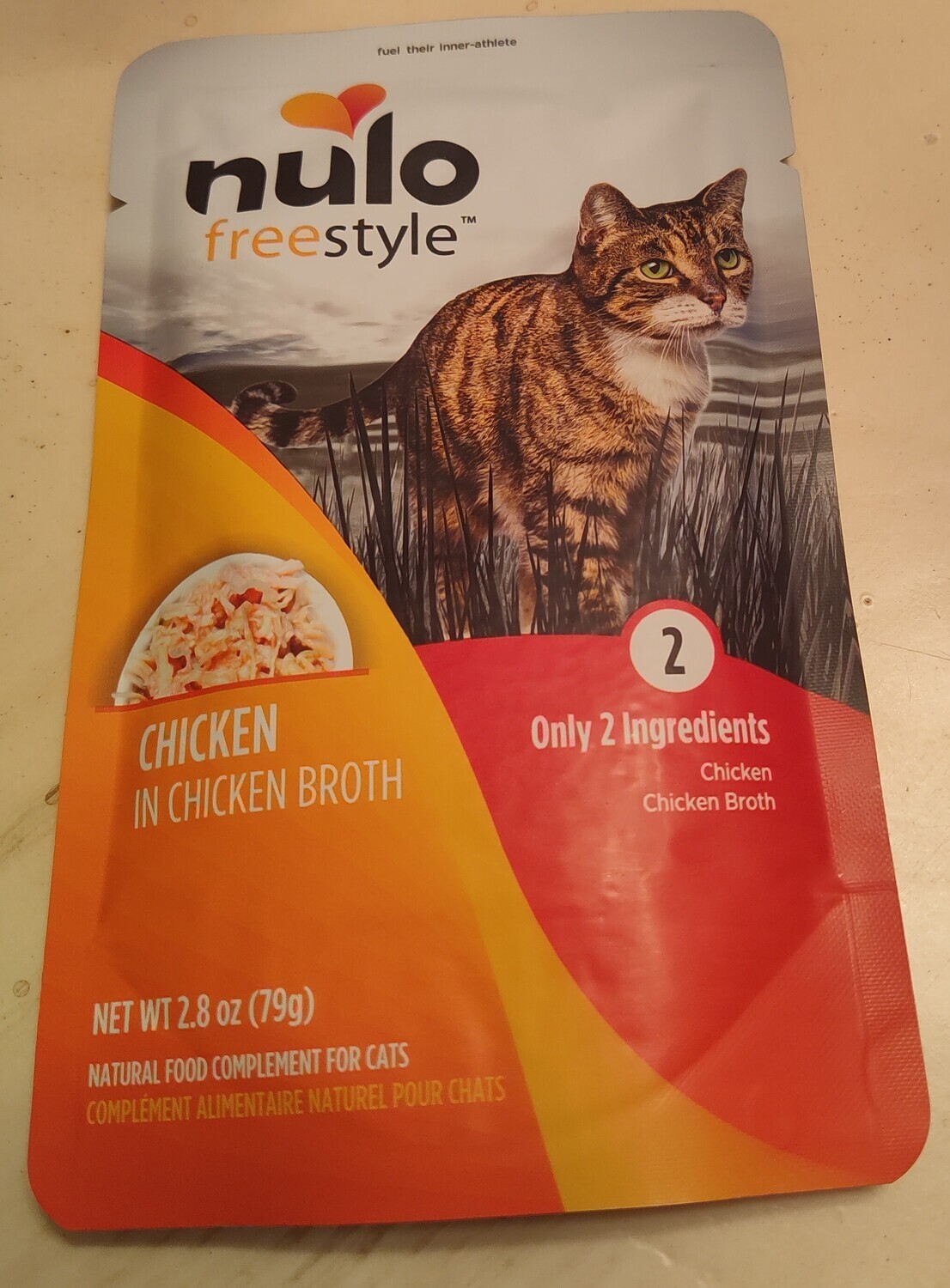 Nulo Freestyle Cat wet food--Chicken in Chicken broth-12 packets