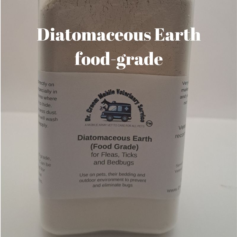 Diatomaceous Earth natural Flea and Tick dessicant