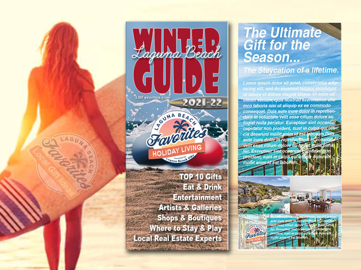 2021 Laguna Beach Favorites Holiday Guide Full-Page w/ Small Product Feature