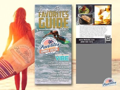 2023 Laguna Beach Favorites Guide Summer Edition Half-Page