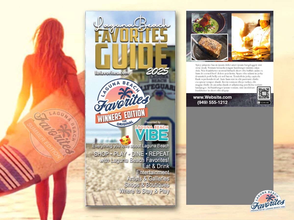 2025 Laguna Beach Favorites Guide Winners Edition Half-Page