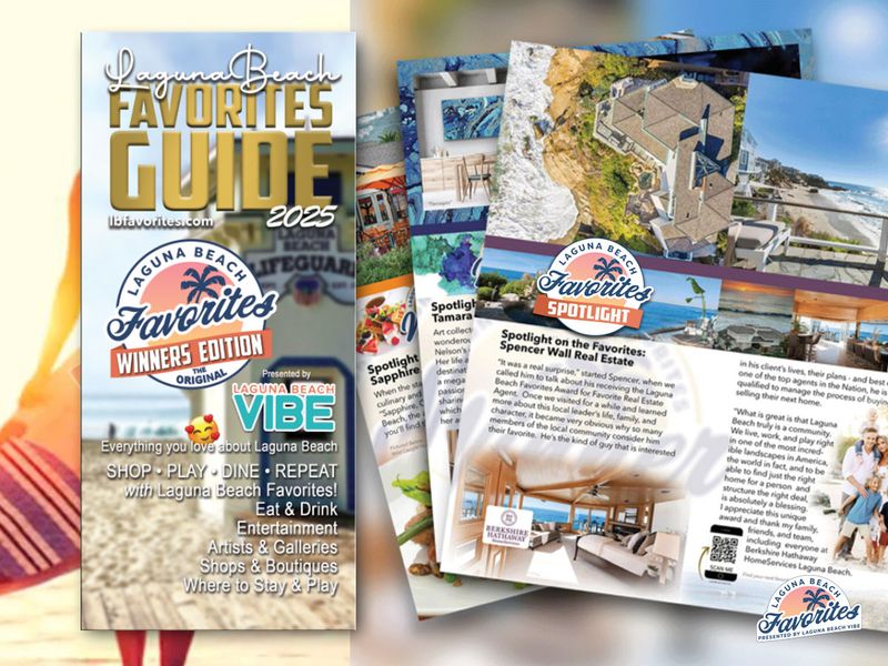 2025 Laguna Beach Favorites Guide Winners Edition 2-Page Spotlight