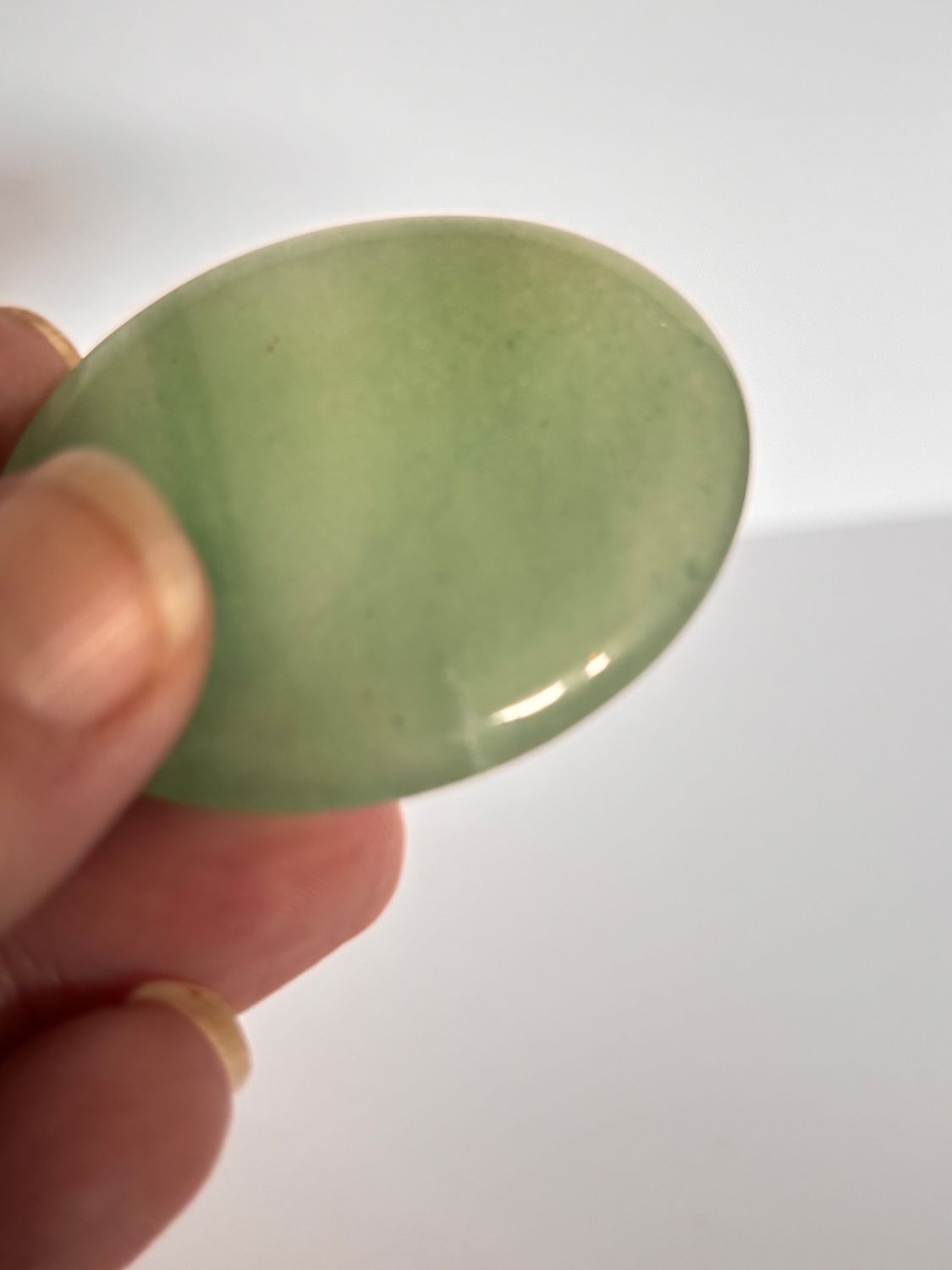 Palmstone i grön Aventurin – För nya möjligheter &amp; inre lugn