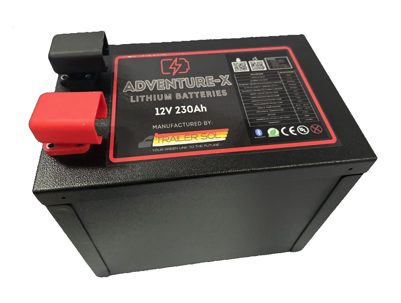 Adventure-X Lithium Battery 230Ah Mini Victron Comms