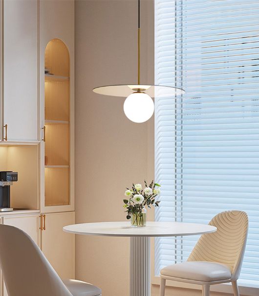 Lustre couleur ambre