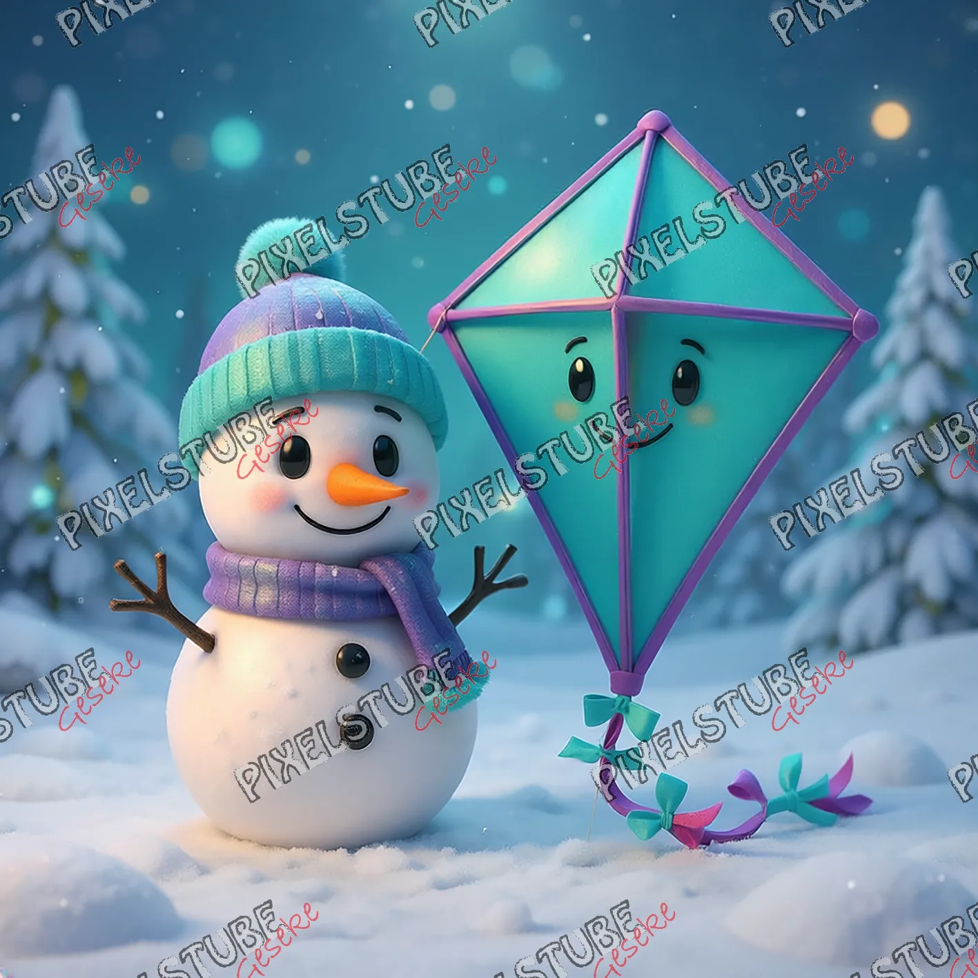 Schneemann & Himmelsfreund