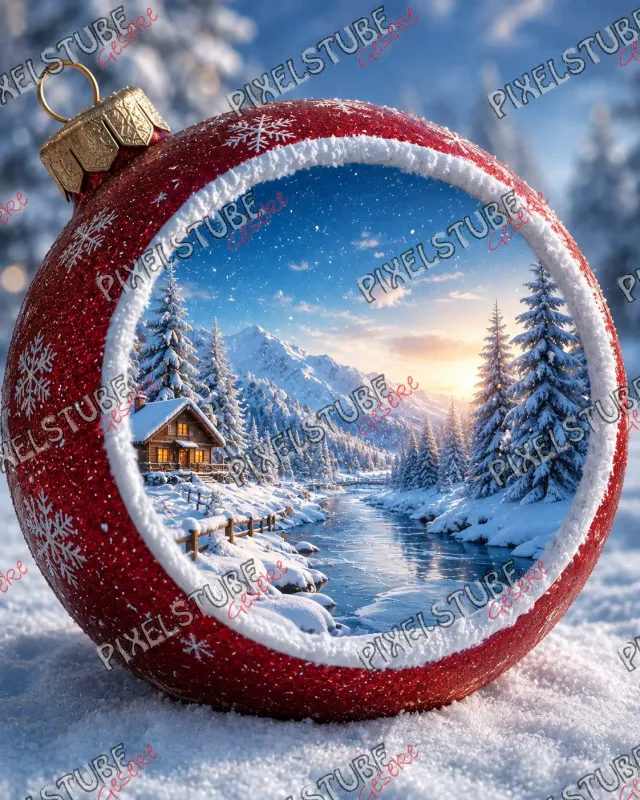 Eine Kugel voller Winterglück Eine Kugel voller Winterglück