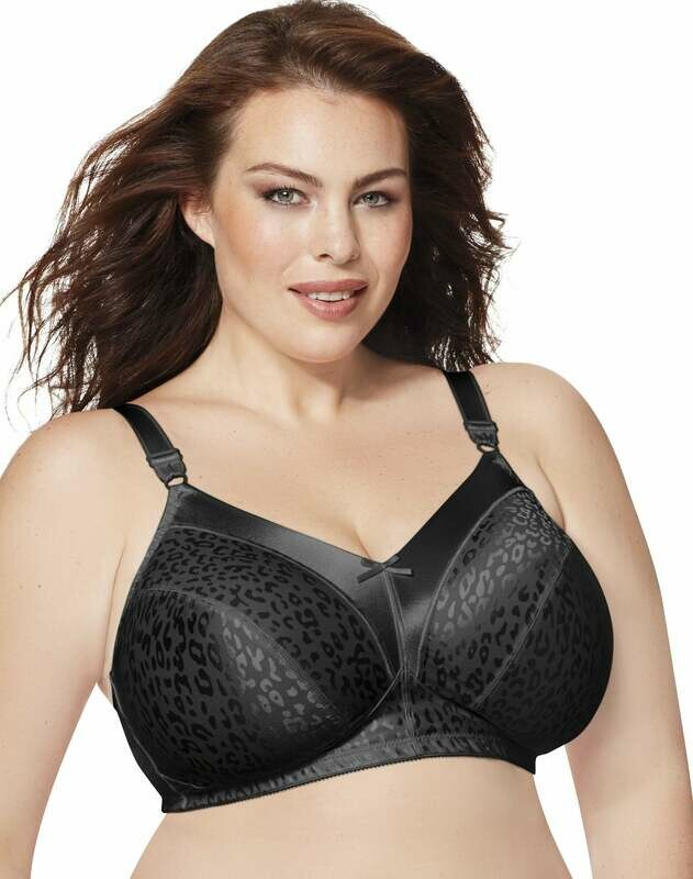 JUST MY SIZE® Full Figure Satin Stretch Wirefree Bra