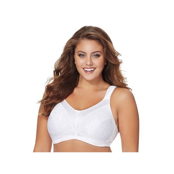 JUST MY SIZE®
Just My Size Comfort Strap Satin Wirefree Minimizer Bra.