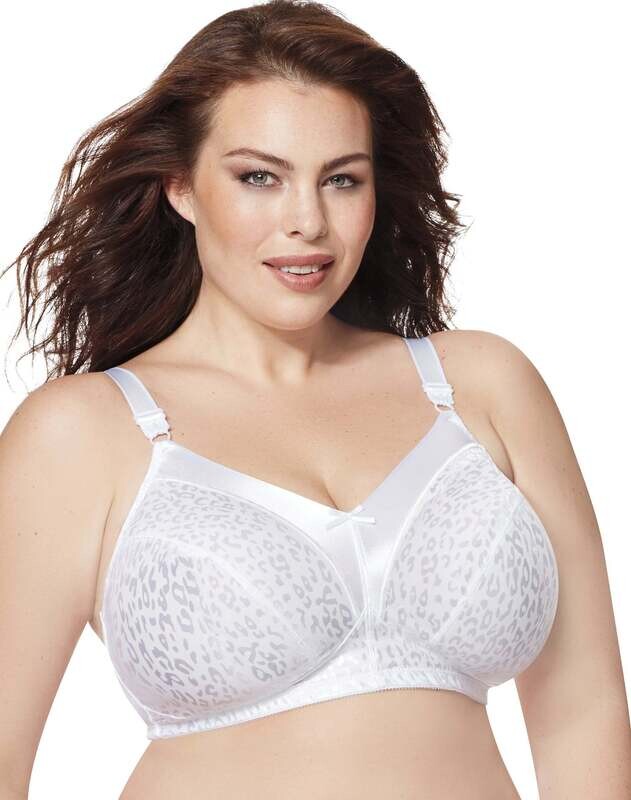 JUST MY SIZE® Full Figure Satin Stretch Wirefree Bra