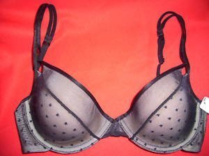 DKNY® Demi Beauty Black Dot Bra