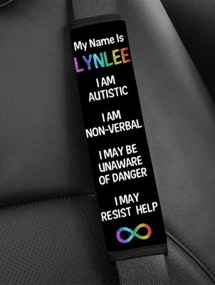 Autism Awareness Seatbelt Cover Autism Awareness seatbelt cover