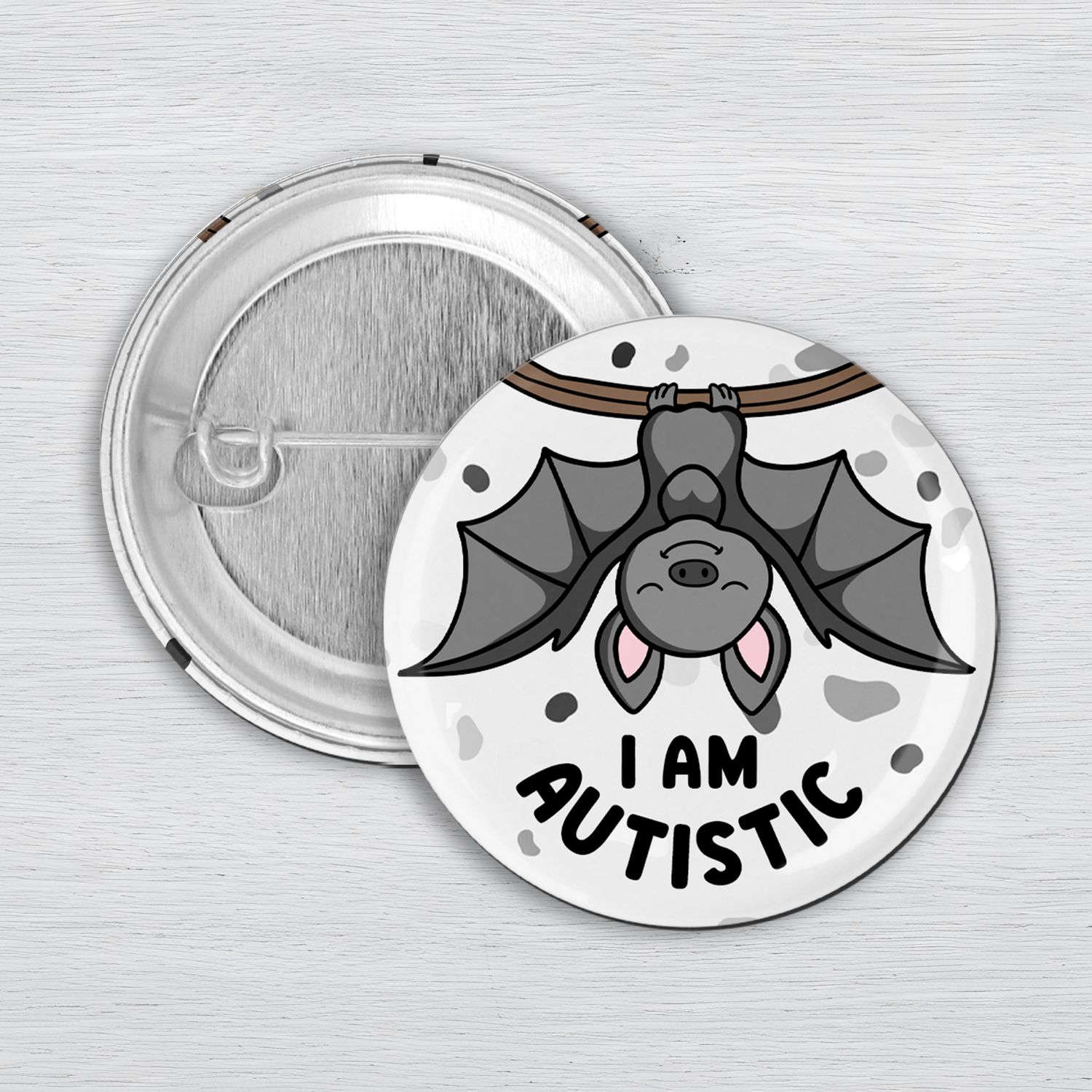 I Am Autistic Disability Pin I Am Autistic Disability Pin