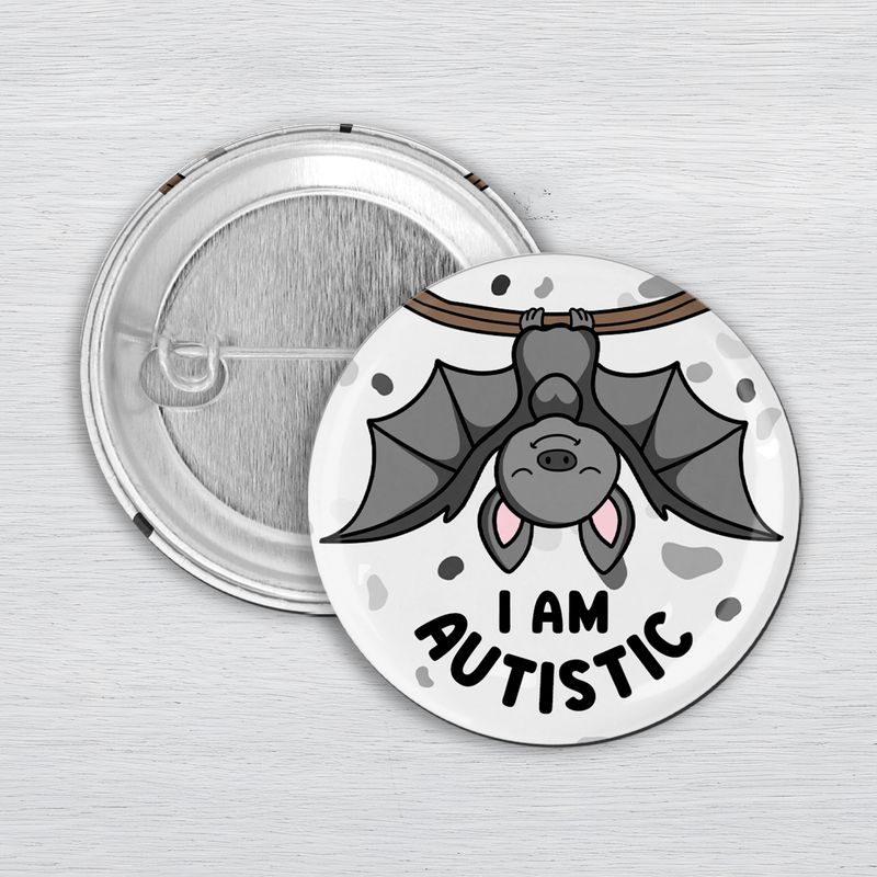 I Am Autistic Disability Pin I Am Autistic Disability Pin