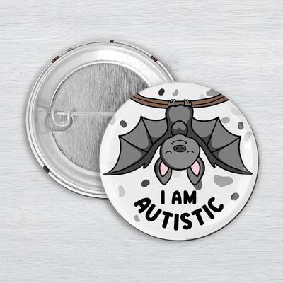 I Am Autistic Disability Pin I Am Autistic Disability Pin