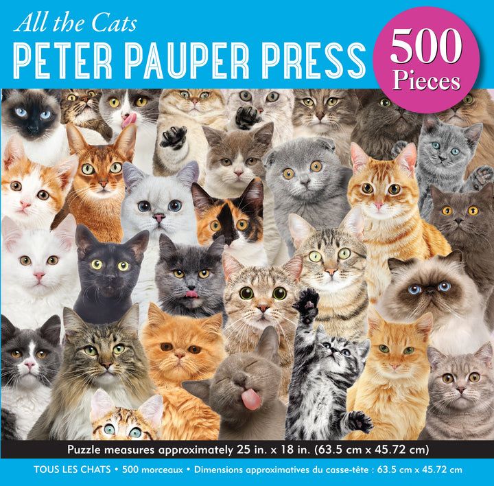 All the Cats 500 Piece Jigsaw Puzzle