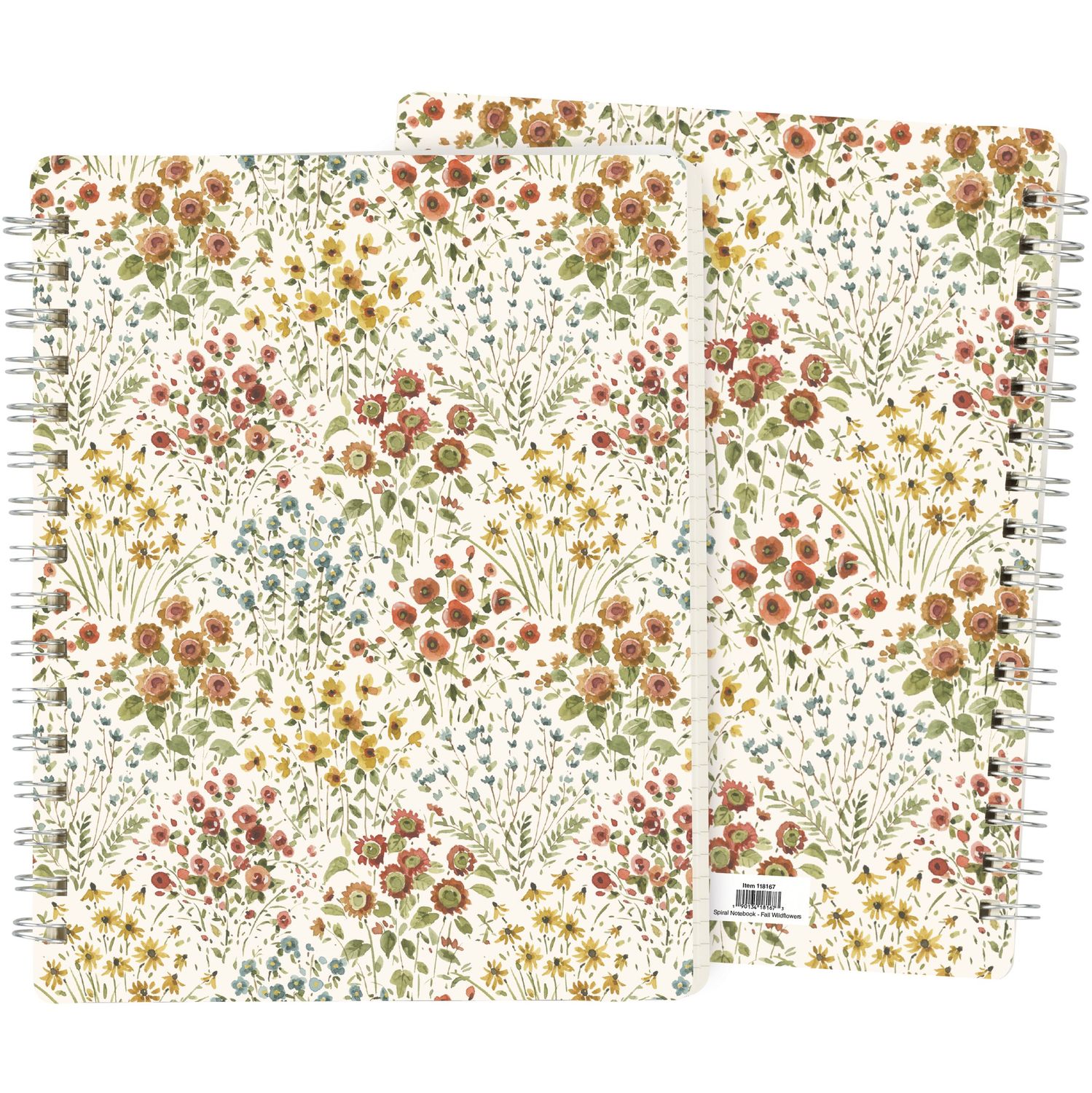 Primitives by Kathy Fall Wildflower Spiral Notebook