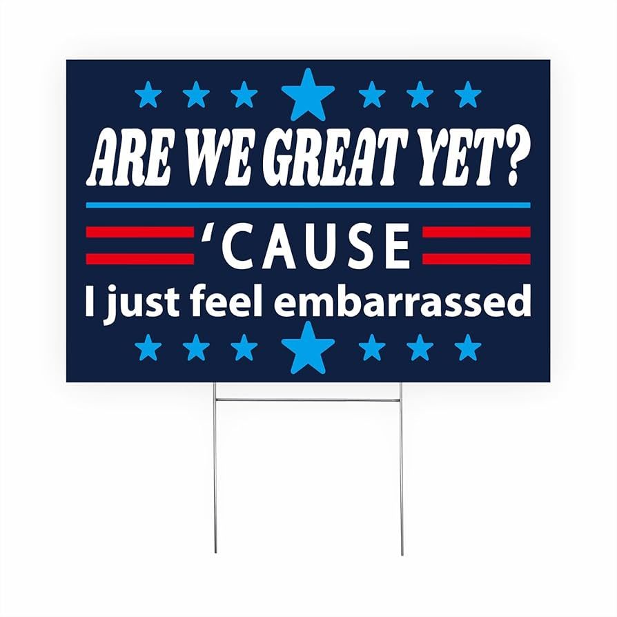 Block Sign- Im Embarrassed