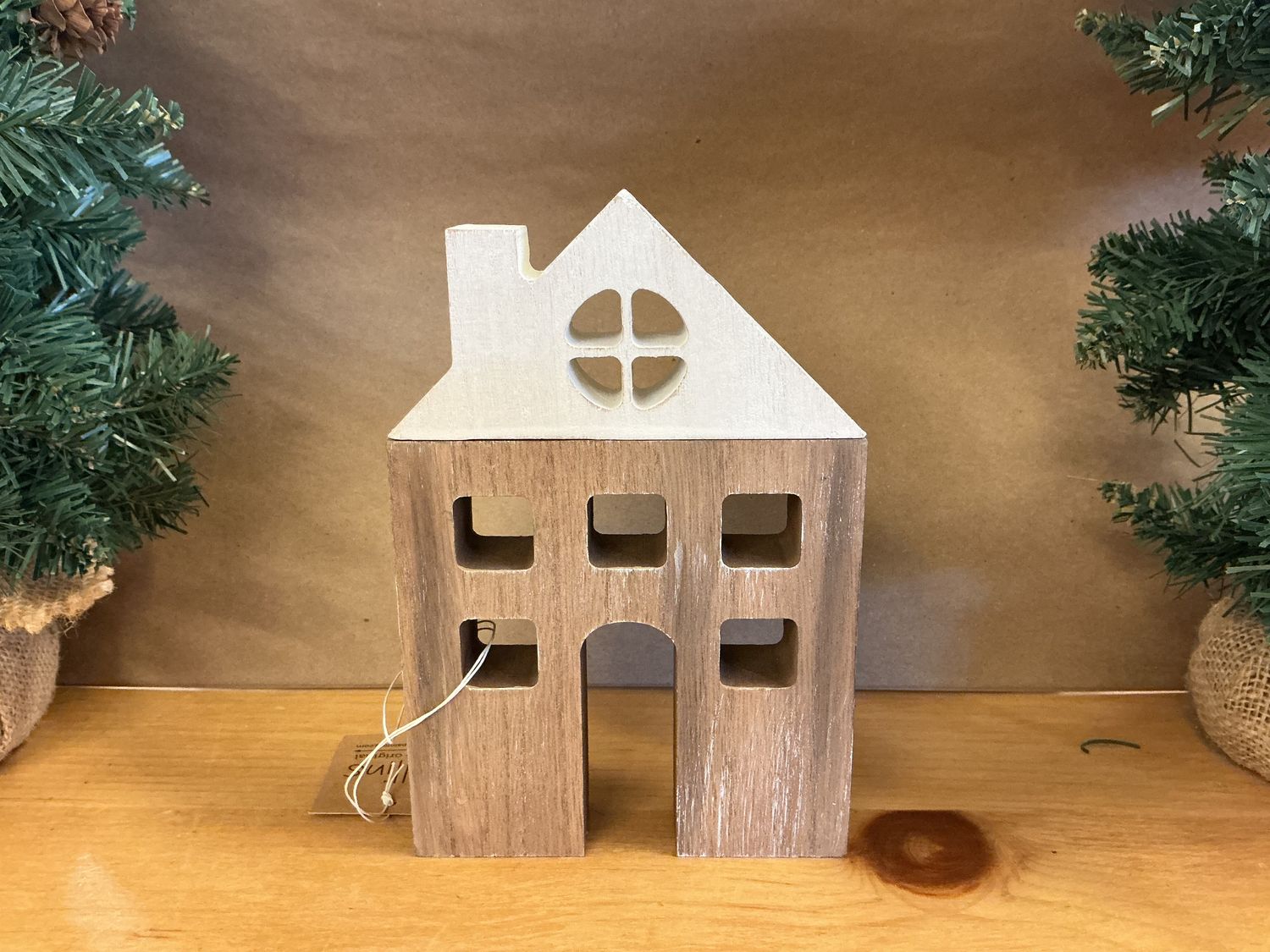 Brown And White Wooden House