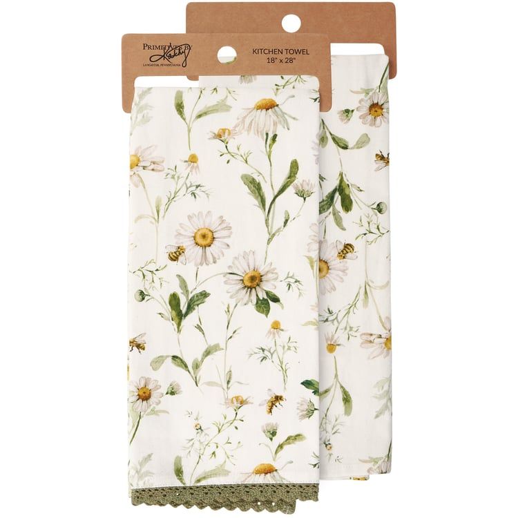 Daisy Lace Kitchen Towel
