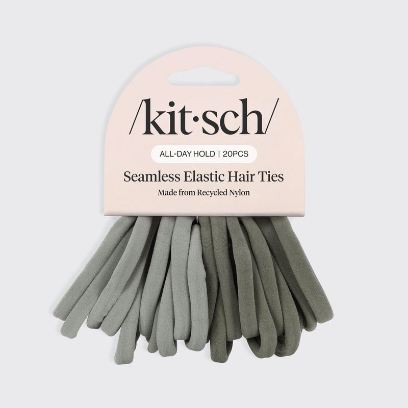 Eco-Friendly Nylon Elastics 20pc - Eucalyptus